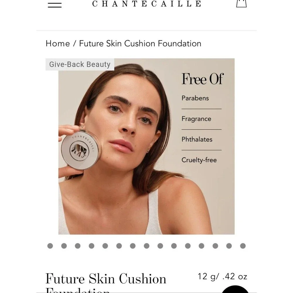 Chantecaille Future Skin Cushion Foundation Alabaster Compact+ Refill MSRP$145